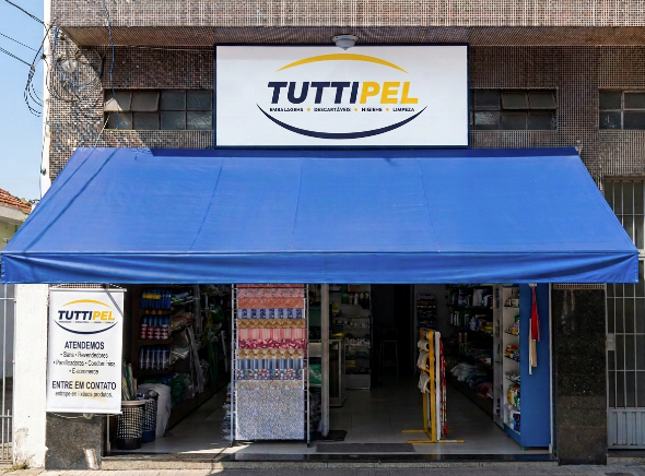 Fachada da loja Tuttipel em Santana, Zona Norte de São Paulo